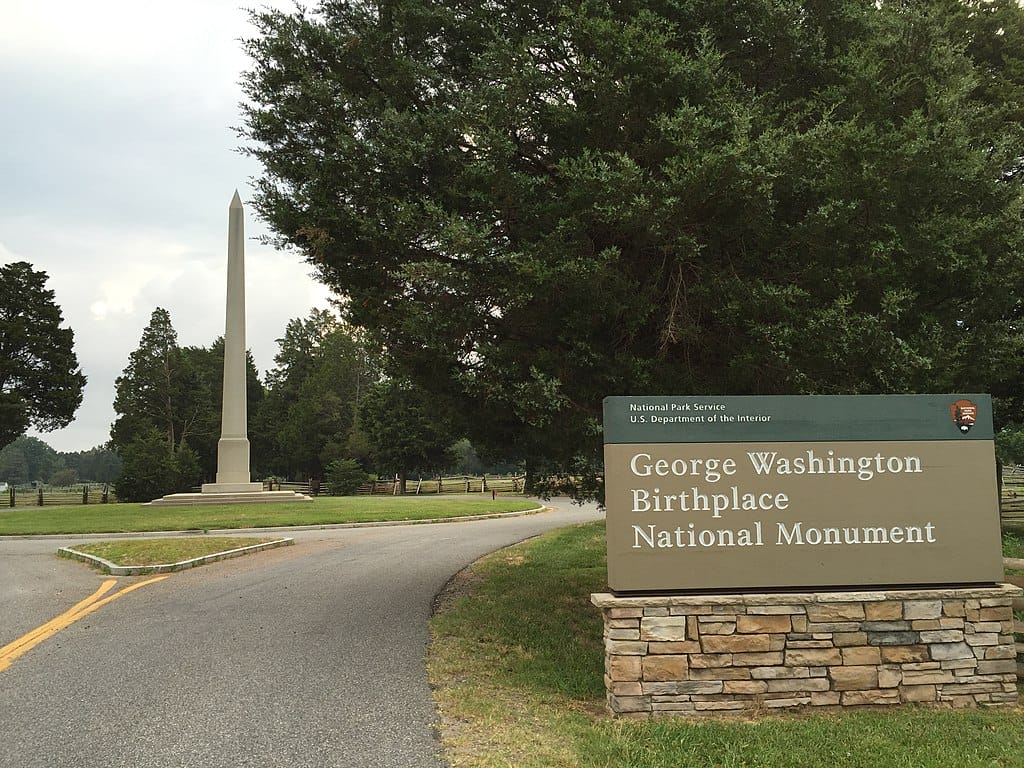 George washington's birthplace national monument.