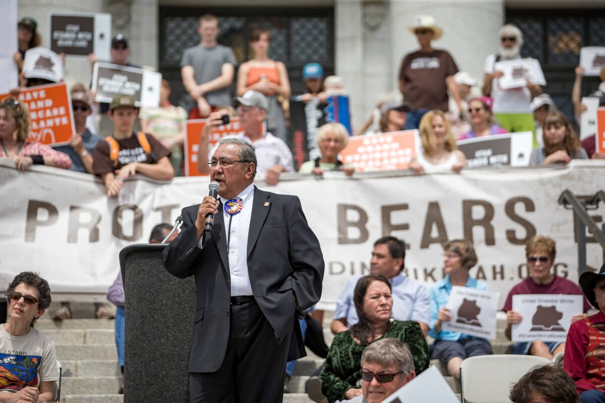 Rally for public lands on May 6 2017 in Salt Lake City, UT.