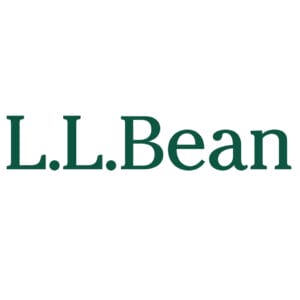 The l l bean logo on a white background.