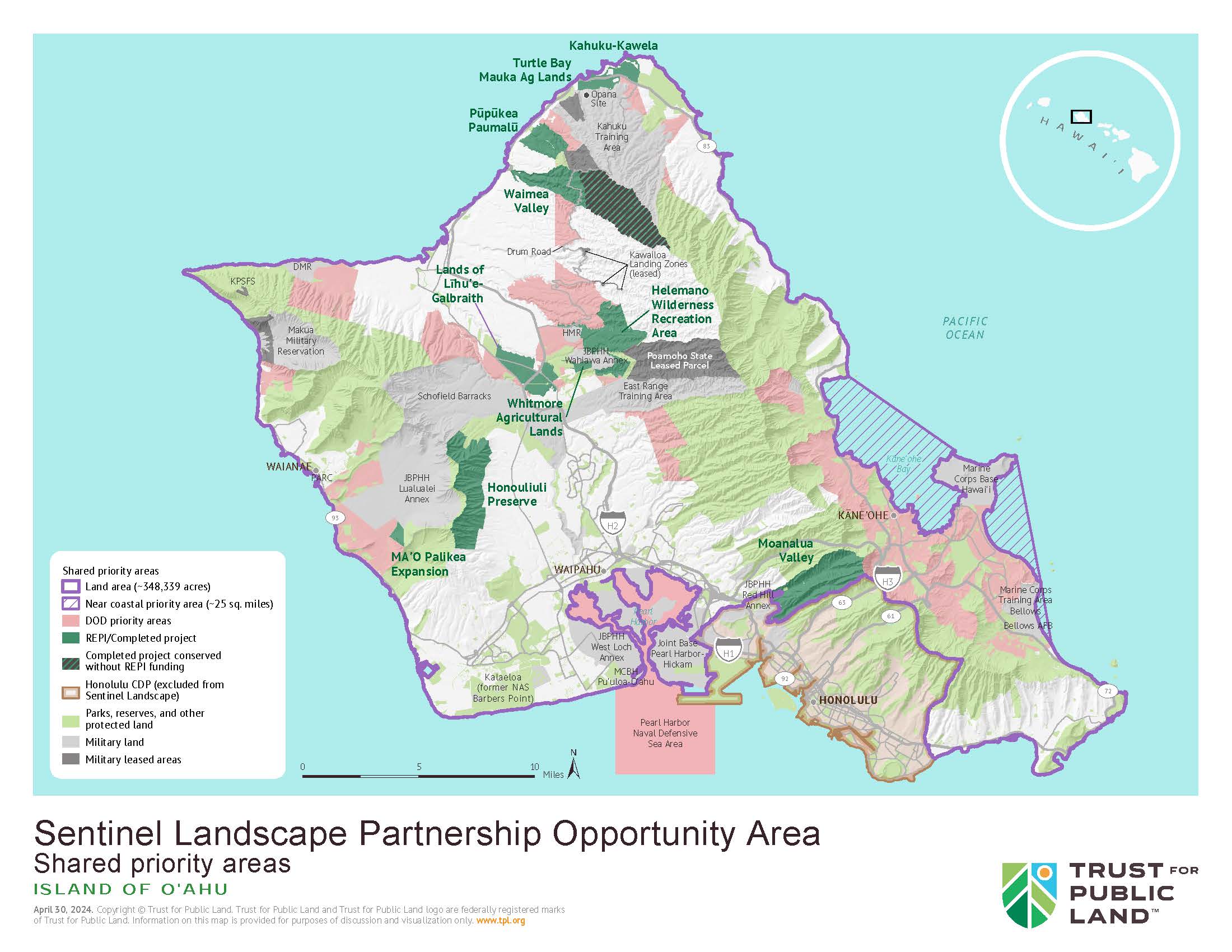 Hawaiʻi's Sentinel Landscape Designation - Our Work in